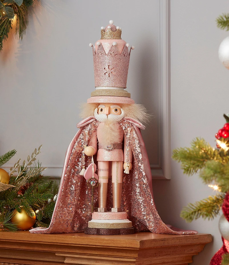 Kurt S. Adler Hollywood™ Collection Pink King Nutcracker, 19#double;