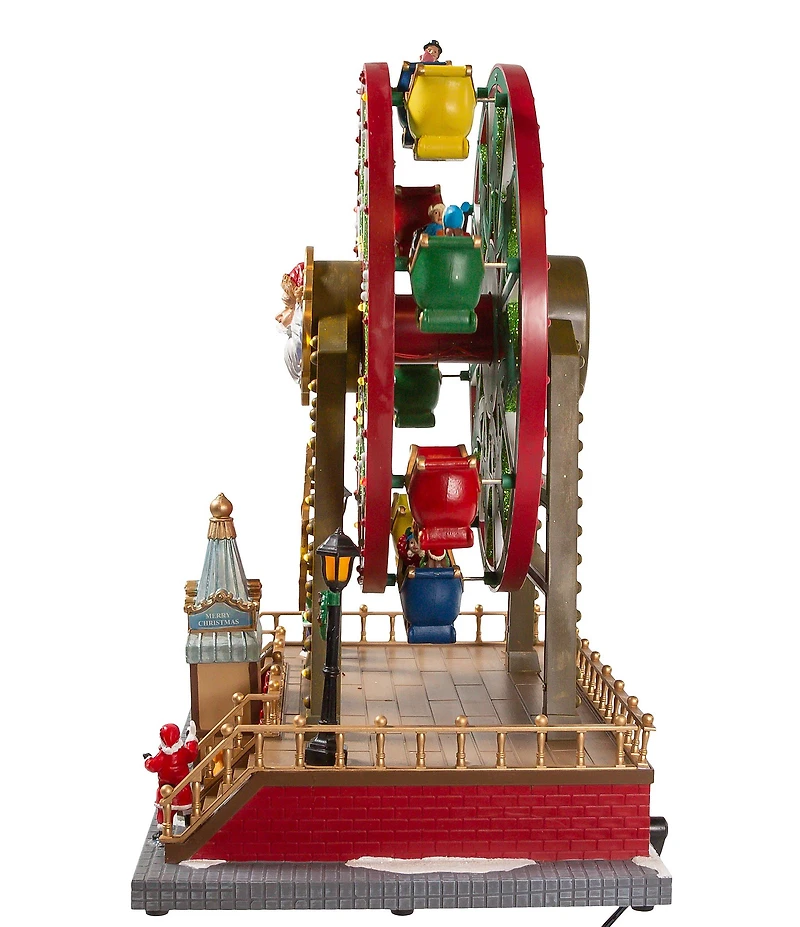 Kurt S. Adler Lighted Musical Christmas Ferris Wheel, 13#double;