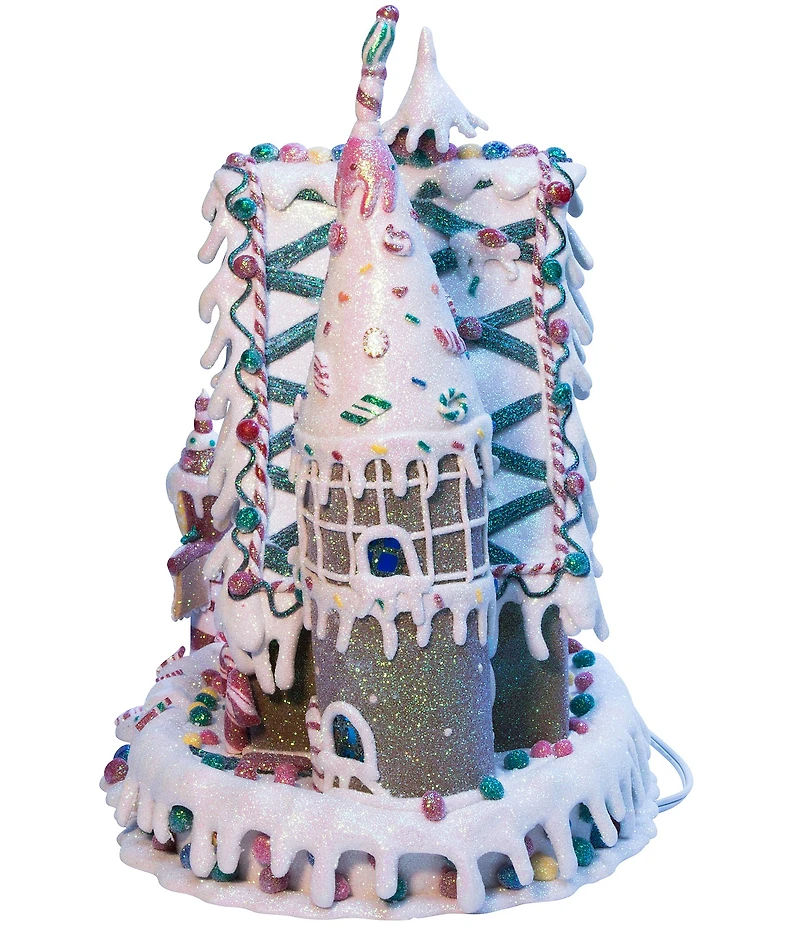 Kurt S. Adler Pre-Lit Claydough Gingerbread Inn with C7 Bulb