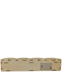 Kurt S. Adler Wooden LED Light-Up Christmas Village With Candle