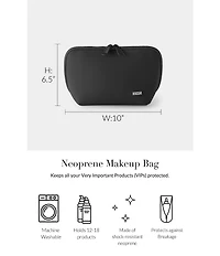 Kusshi Black Makeup Bag