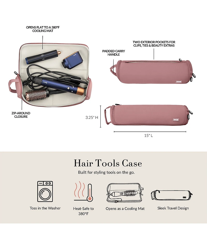 KUSSHI Neoprene Minimalist Travel Hair Tools Case