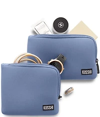 KUSSHI On The Go Cosmetic Pouch Set