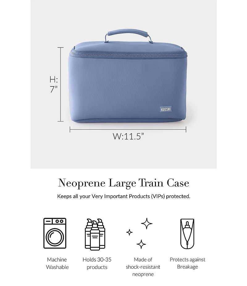 KUSSHI Neoprene Train Case