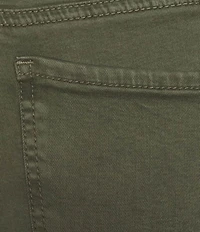 KUT from the Kloth Amy Denim Double Button Ankle Straight Leg Roll Up Cuff Jeans