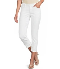 KUT From The Kloth Amy Petite Size Straight Leg Crop Jeans