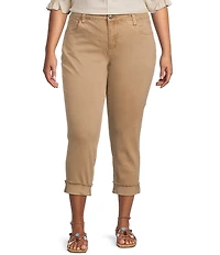 KUT From The Kloth Amy Plus Size Straight Crop Jeans