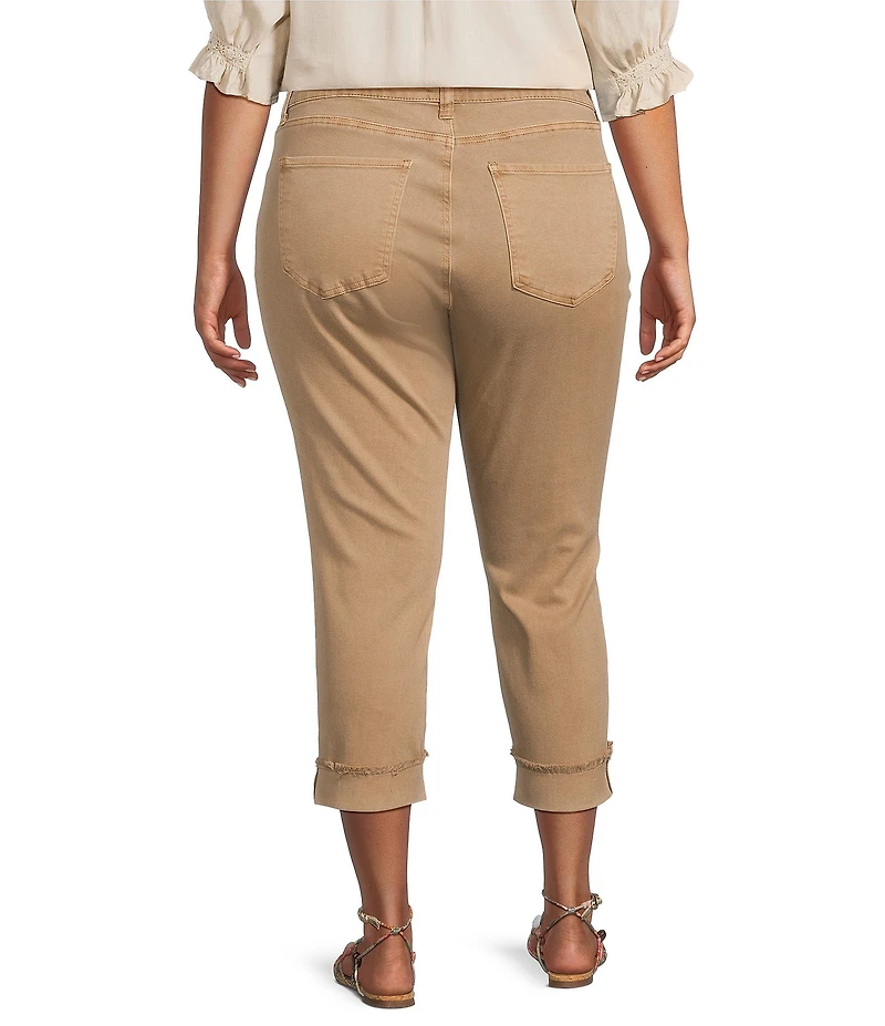 KUT From The Kloth Amy Plus Size Straight Crop Jeans