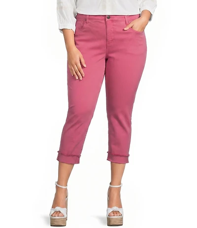 KUT From The Kloth Amy Plus Size Straight Crop Jeans