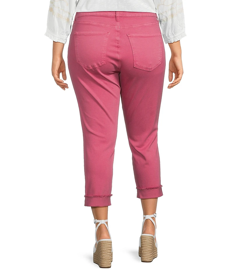 KUT From The Kloth Amy Plus Size Straight Crop Jeans