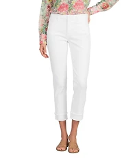 KUT from the Kloth Amy Stretch Denim Mid Rise Crop Length Jeans