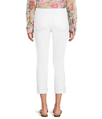KUT from the Kloth Amy Stretch Denim Mid Rise Crop Length Jeans