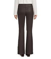 KUT from the Kloth Ana Coated Denim High Rise Flare Leg Jeans