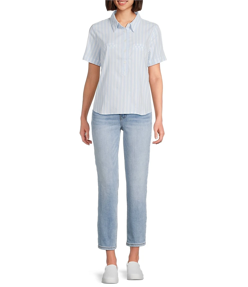 KUT from the Kloth Araceli Tencel Stripe Shirt