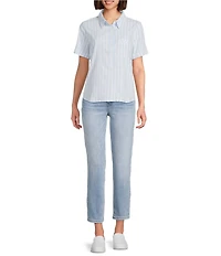 KUT from the Kloth Araceli Tencel Stripe Shirt