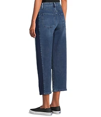 KUT from the Kloth Ashton Stretch Denim High Rise Barrel Leg Ankle Length Jeans