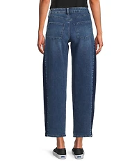 KUT from the Kloth Ashton Stretch Denim High Rise Barrel Leg Ankle Length Jeans