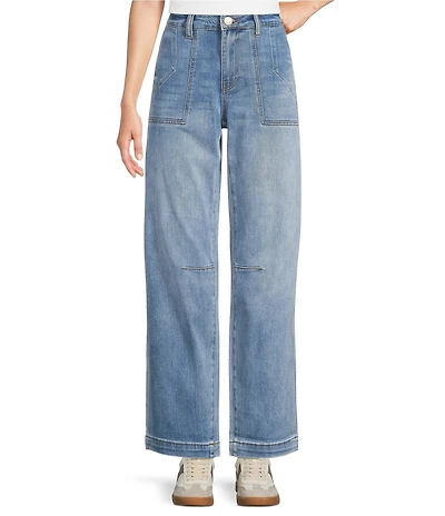 KUT from the Kloth Ashton Stretch Denim High Rise Barrel Leg Jeans