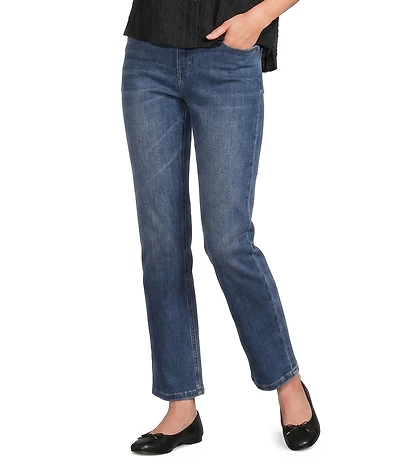 KUT from the Kloth Blair Deni High Rise Straight Leg Ankle Length Jeans