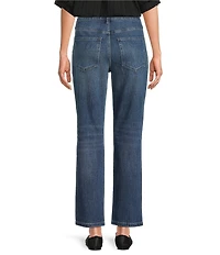 KUT from the Kloth Blair Deni High Rise Straight Leg Ankle Length Jeans