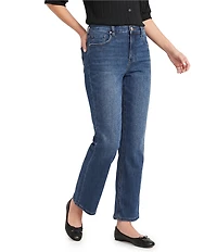 KUT from the Kloth Blair Deni High Rise Straight Leg Ankle Length Jeans