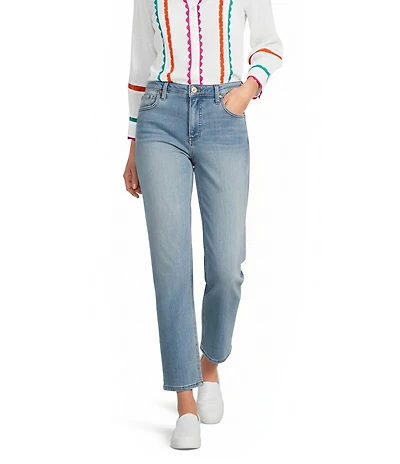 KUT from the Kloth Blair Stretch Denim High Rise Straight Leg Jeans