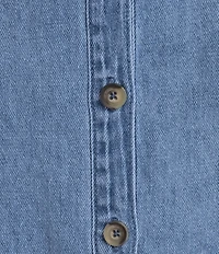 KUT from the Kloth Blanca Point Collar Short Sleeve Denim Dress