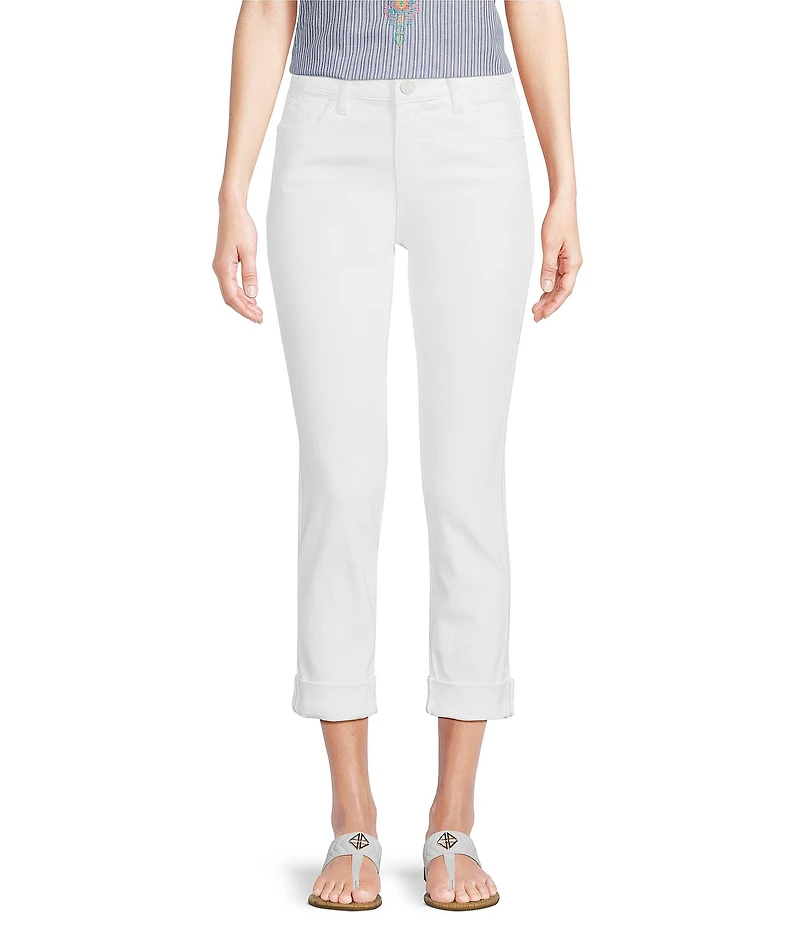 KUT from the Kloth Catherine Roll-Tab Hem High Rise Boyfriend Jeans