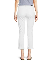 KUT from the Kloth Catherine Roll-Tab Hem High Rise Boyfriend Jeans