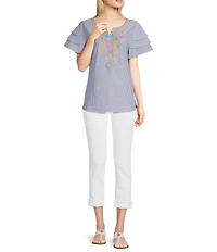 KUT from the Kloth Catherine Roll-Tab Hem High Rise Boyfriend Jeans