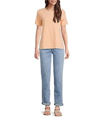 KUT from the Kloth Catherine Stretch Denim High Rise Cuffed Boyfriend Jeans