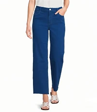 KUT from the Kloth Charlotte Denim High Rise Wide Leg Ankle Length Jeans