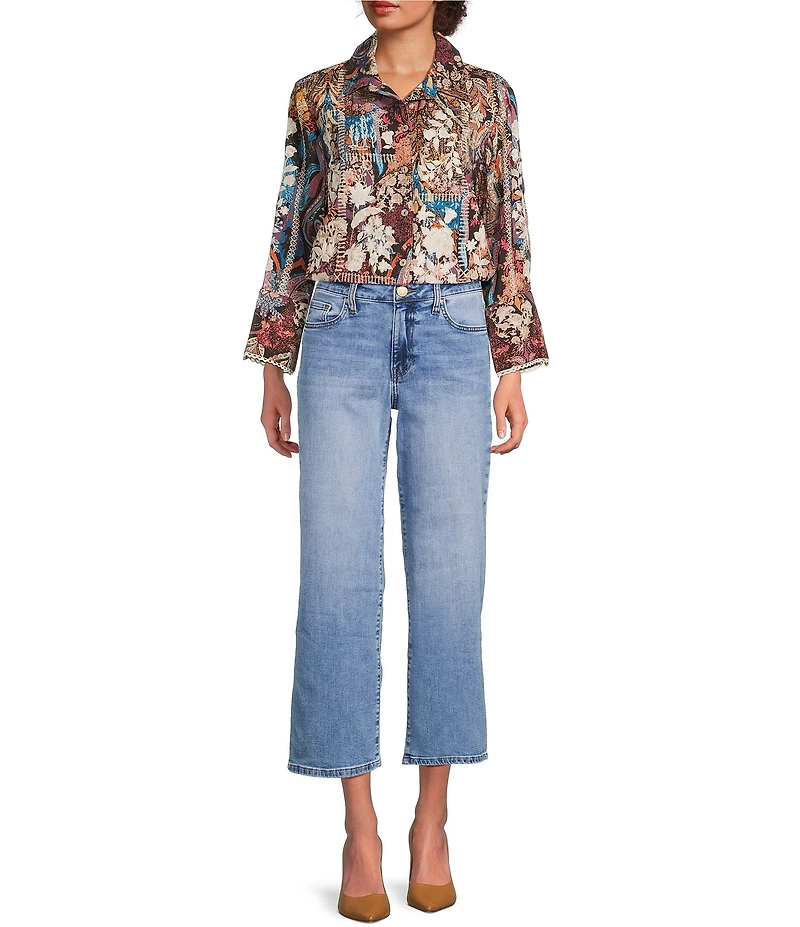 KUT from the Kloth Charlotte Denim High Rise Wide Leg Jeans