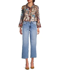 KUT from the Kloth Charlotte Denim High Rise Wide Leg Jeans