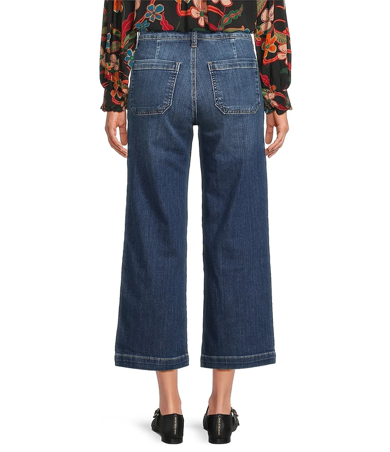 KUT from the Kloth Charlotte Denim High Rise Wide Leg Wide Hem Jeans
