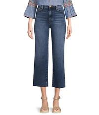 KUT from the Kloth Charlotte High Rise Fab At Fit Technique Culotte Crop Jeans