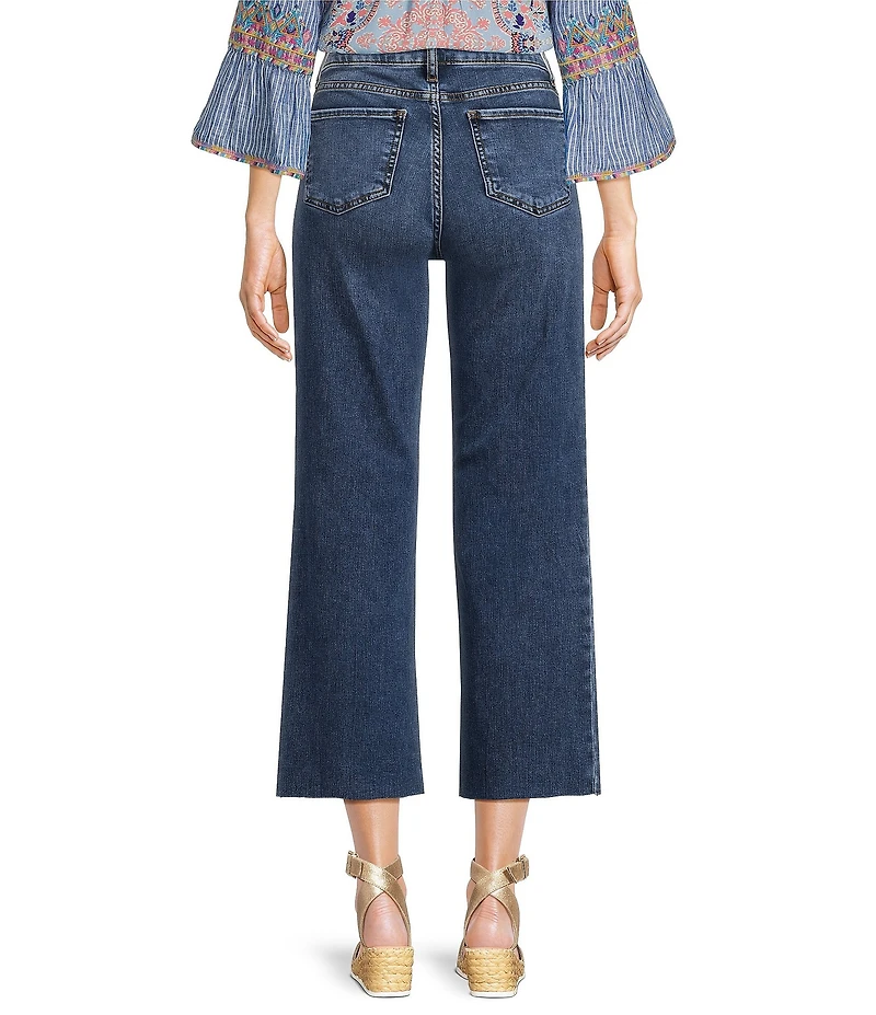 KUT from the Kloth Charlotte High Rise Fab At Fit Technique Culotte Crop Jeans