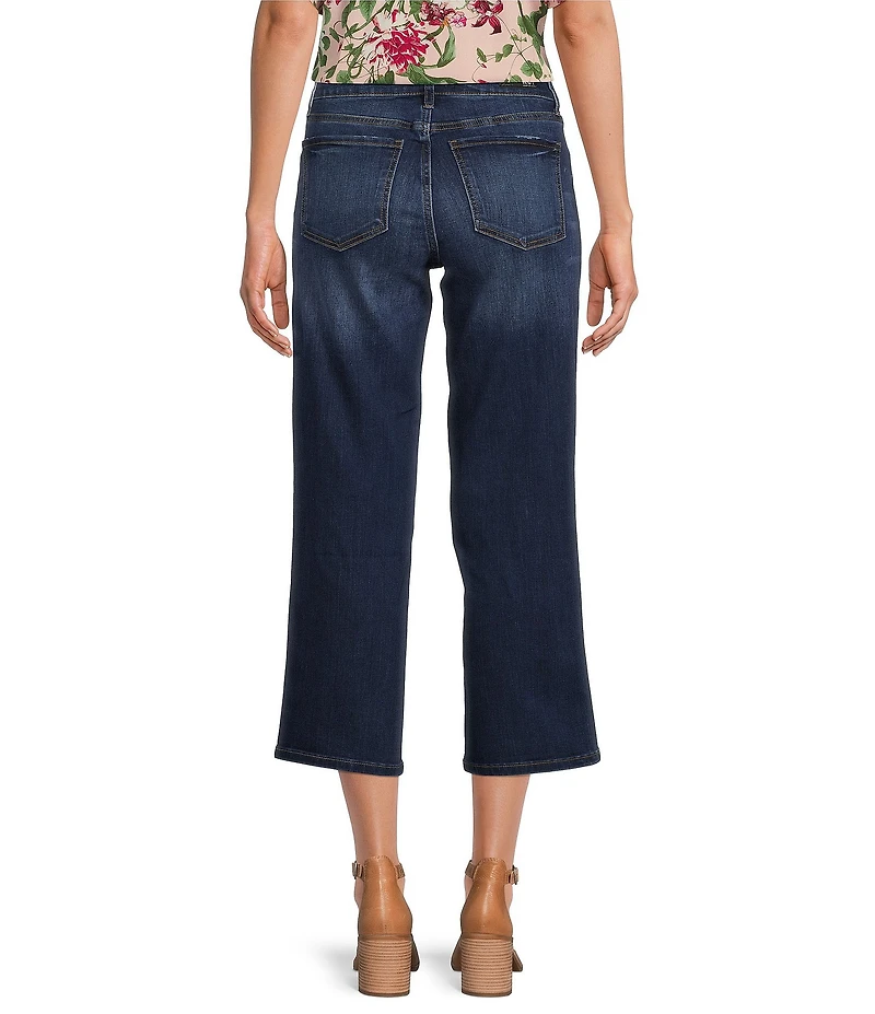 KUT from the Kloth Charlotte High Rise Fab At Fit Technique Culotte Crop Jeans