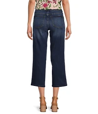 KUT from the Kloth Charlotte High Rise Fab At Fit Technique Culotte Crop Jeans