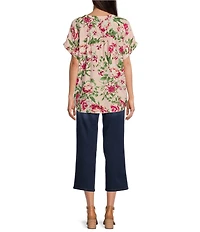 KUT from the Kloth Charlotte High Rise Fab At Fit Technique Culotte Crop Jeans