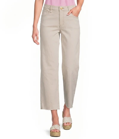KUT from the Kloth Charlotte Stretch Denim High Rise Wide Leg Ankle Length Jeans