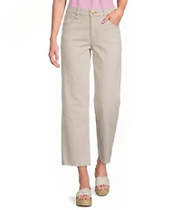 KUT from the Kloth Charlotte Stretch Denim High Rise Wide Leg Ankle Length Jeans