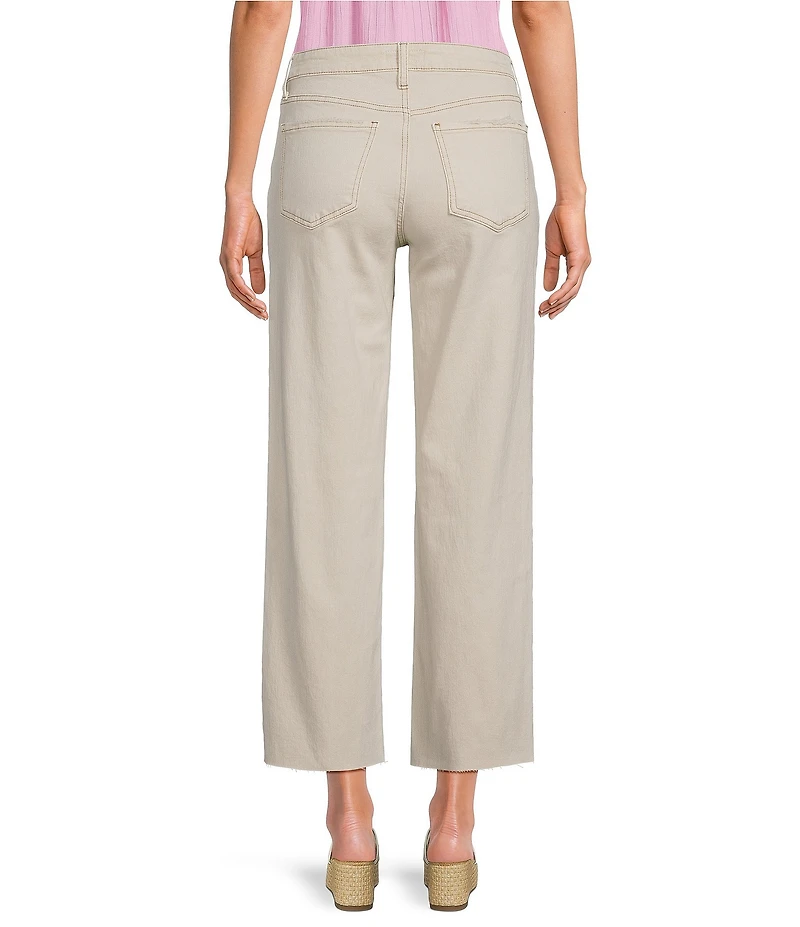 KUT from the Kloth Charlotte Stretch Denim High Rise Wide Leg Ankle Length Jeans