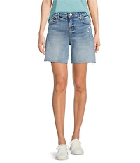 KUT from the Kloth Hailey Stretch Denim High Rise Shorts