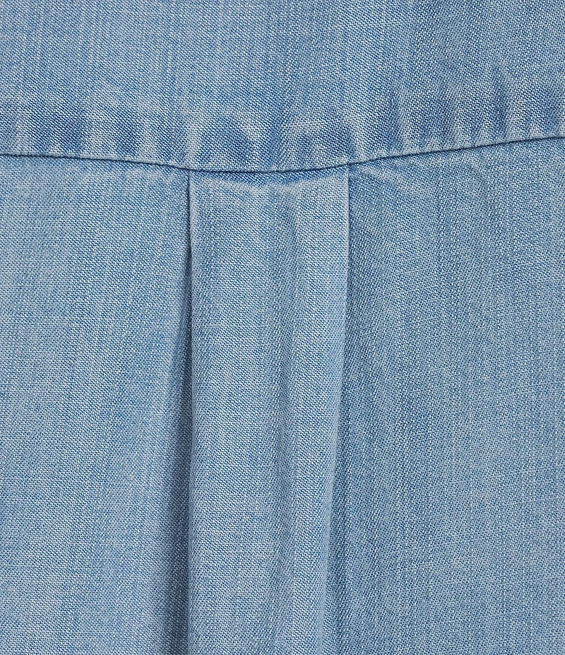 KUT from the Kloth Harriet Point Collar Short Ballon Sleeve Button Down Top