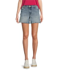 KUT from the Kloth Jane Stretch Denim High Rise Shorts