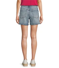 KUT from the Kloth Jane Stretch Denim High Rise Shorts