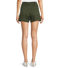 KUT from the Kloth Jane Stretch Twill High Rise Porkchop Pocket Short