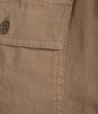 KUT from the Kloth Katana Linen Blend High Rise Drawstring Shorts