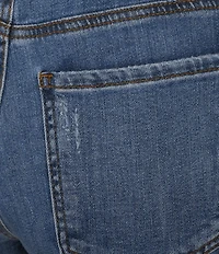 KUT from the Kloth Kelsey Denim High Rise Flare Leg Ankle Length Jeans